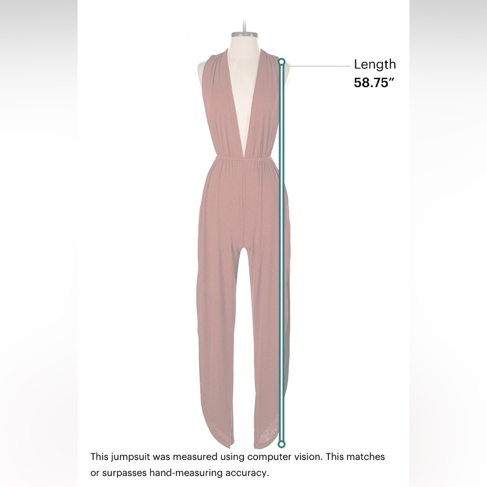 RUST SEXY JUMPSUIT - Picture 9 of 13